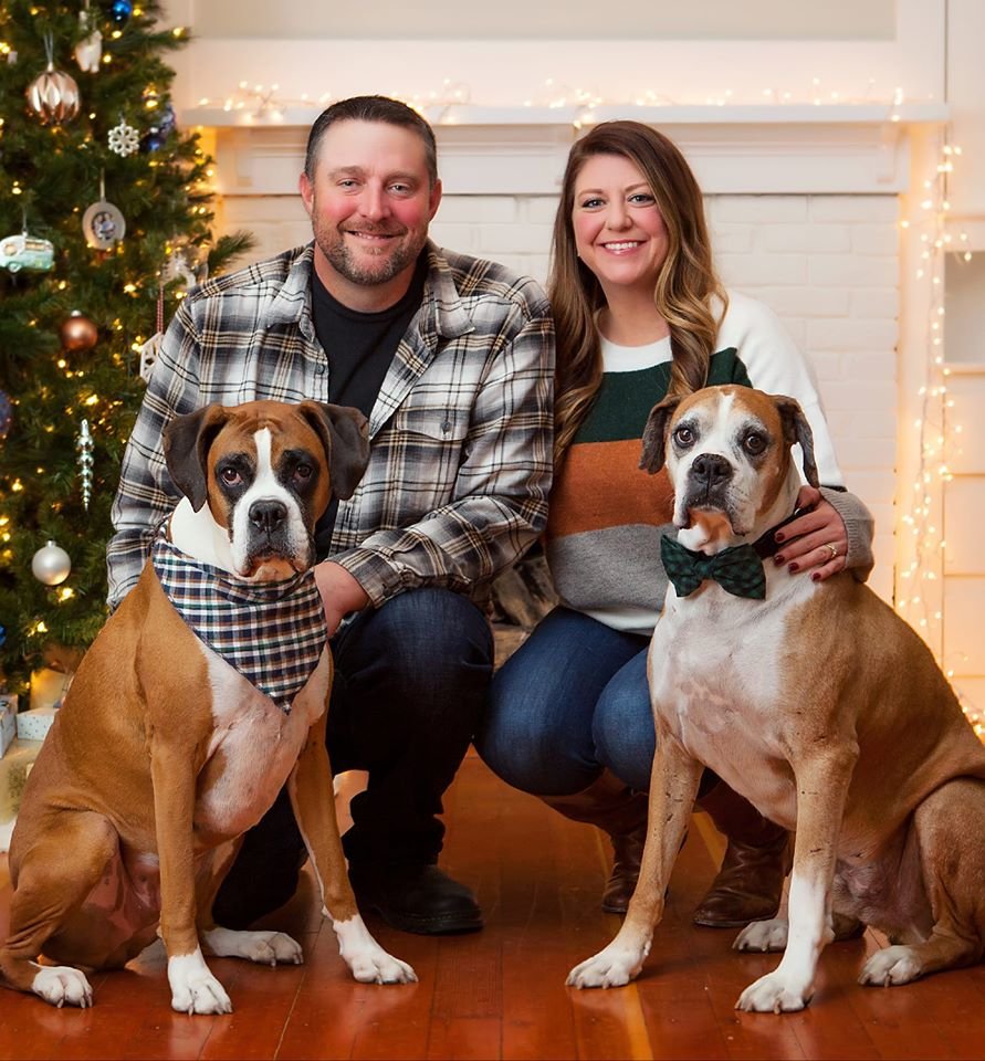 Corbin (r) and his forever family