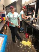 When the popcorn gets out of control!