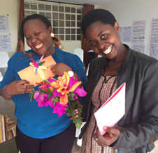 Ruth & Pauline in mentor training, Dec 2016