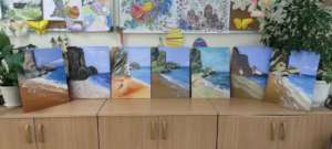 Paintings by patients of the nursing home