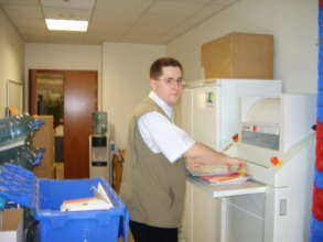 At the supported job placement at Nestle Ltd.