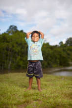 Maijuna child in Sucusari. Photo by W. Martinez.