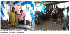 Celebrating Daughter's birthday - Day meal sponsor
