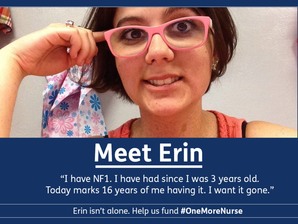 #OneMoreNurse for Neurofibromatosis