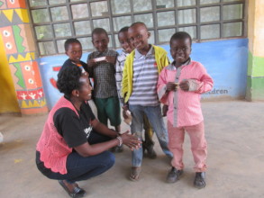 Happy little ones at end of Health Day