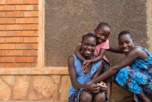 Smiling girls