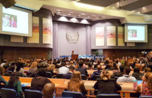 Founder, Marina Cantacuzino at the UN