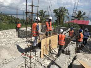 Construction site at Tapion, Saint Jean du Sud