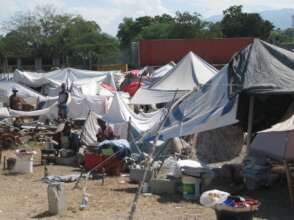 Tent encampment after 2010 earthquake