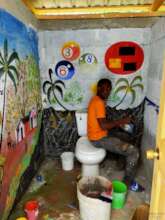 Artwork to encourage children to use the toilet