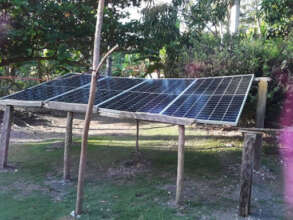 Solar panels for freezers