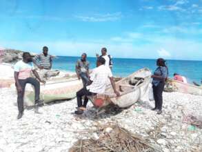 APEDESUD fishermen on Haiti's southern coast