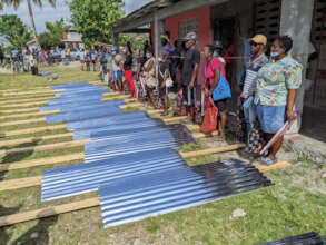 Beneficiaries receive home repair kits