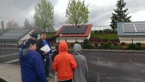 Torch Club learning about solar power.
