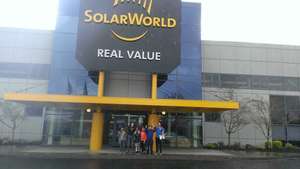 The Torch Club visiting Solar World.