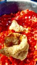 Salsa and Pork Rind:  A speciality dish