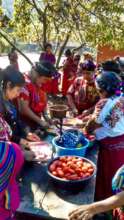 Making the Celebratory Meal at the Coffee Plots