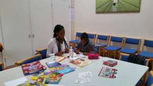 Teaching a child how to read and write