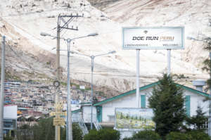 The entrance to the smelter