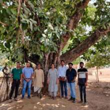 AERF team with Giant tree custodian-Fukimetta