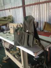 Completed canvas bag