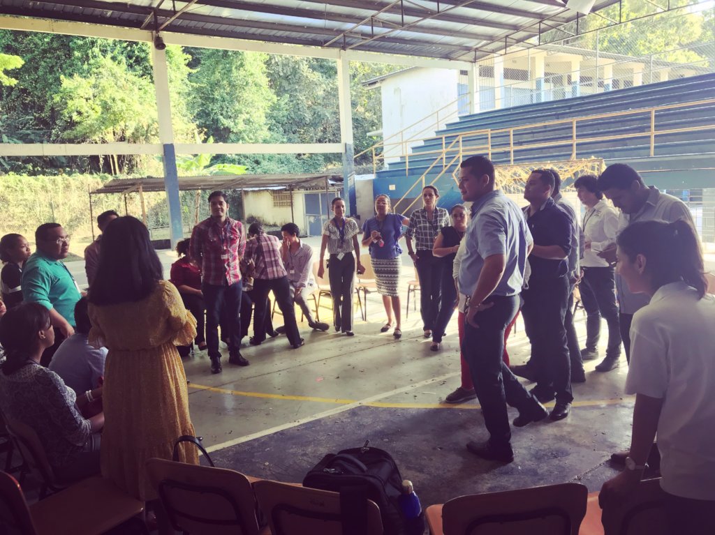 Meeting the community