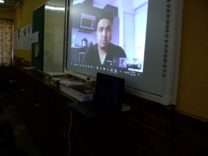 A panelist sharing on software engineering