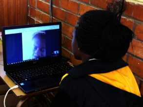 A student going through the Mock Interview