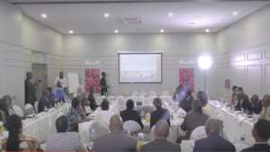 Our Founder addressing Min. of Education and team