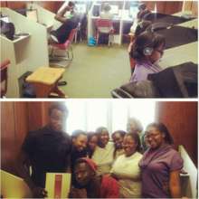 Mentees at work