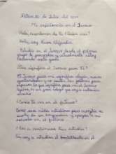 Page 1: Handwritten experience by Karen