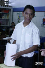 Hanthonyz as a student in the classroom
