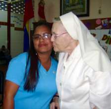 Yeisy and Sister Maria Luisa at the school (2015)