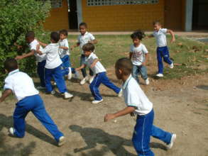 A little futbol in our school in El pozon