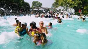 Kids love foam party as well!