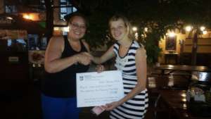 Receiving Donation from Regent International