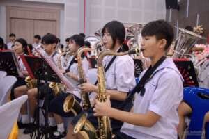 School Band at the Ceremony