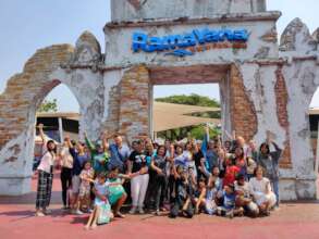 The Tamar Team at the waterpark