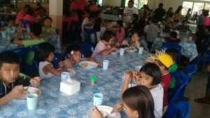 Lunch at Kids Camp