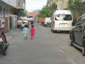 Tamar Children playing in our street