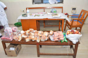 nutritious food distribution to poor patients