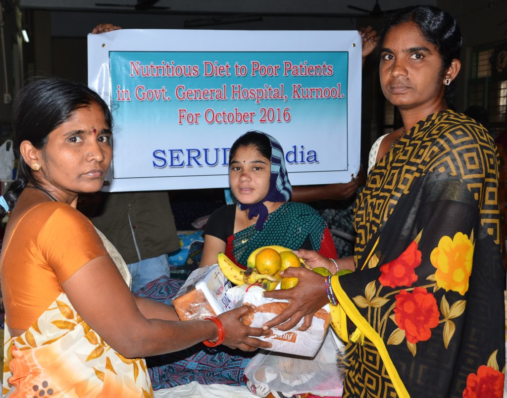Donate Nutrition to Poor Patients in Govt Hospital