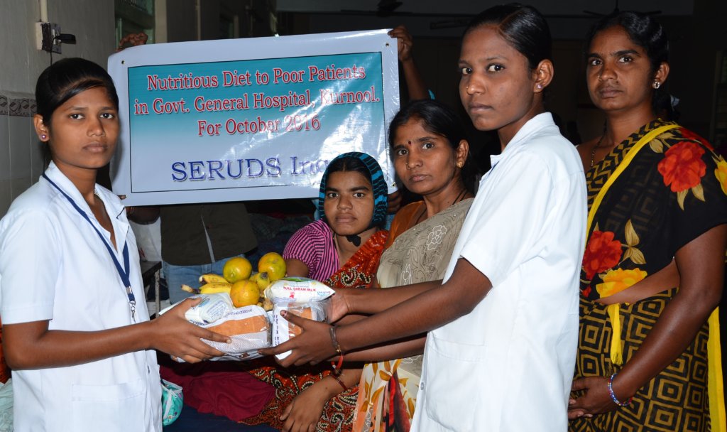 Donate Nutrition to Poor Patients in Govt Hospital