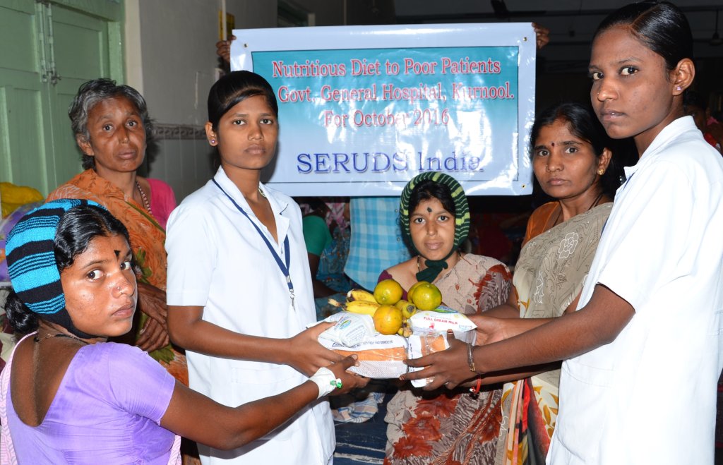 Donate Nutrition to Poor Patients in Govt Hospital