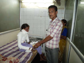Nutrition Donation to Poor patients in India