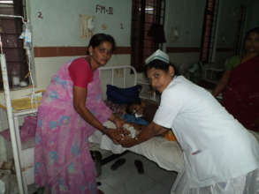 Ngo in AndhraPradesh SERUDS serving food sponsor
