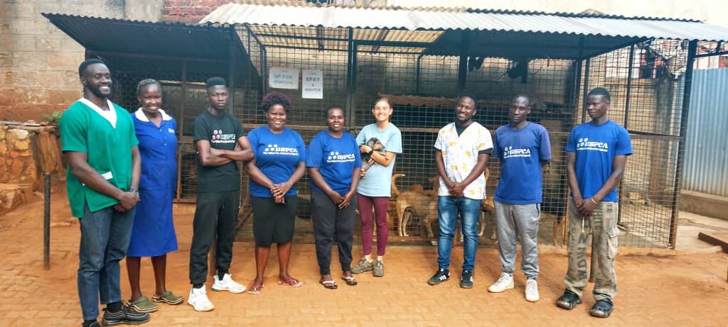 One of several 2025 international volunteers