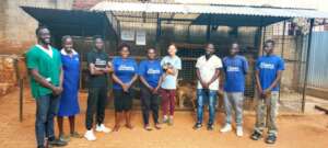 One of several 2025 international volunteers