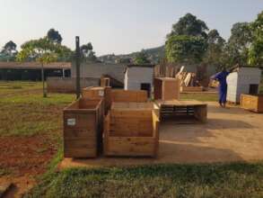 Putting donated material to good use!