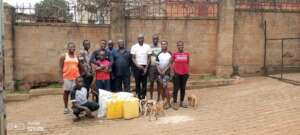 USPCA friend, Lara, brought a group to the shelter